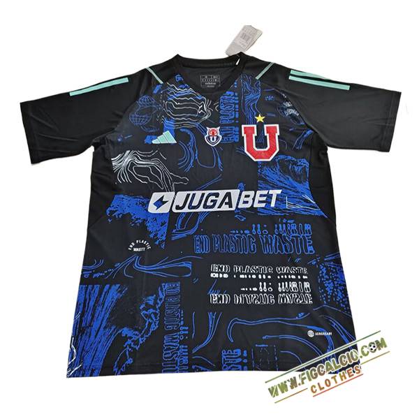 Maglie Calcio Università del Cile Portiere Nero 2024/2025