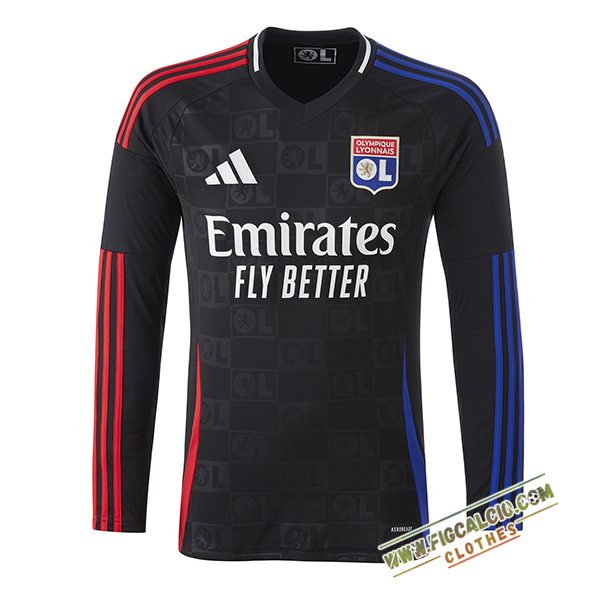 Maglie Calcio Nuova Lione Seconda Manica Lunga 2024/2025
