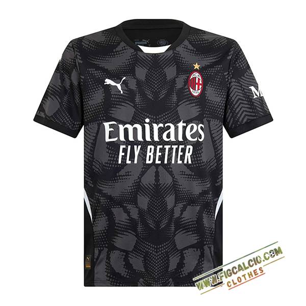 Maglie Calcio AC Milan Portiere Nero 2024/2025