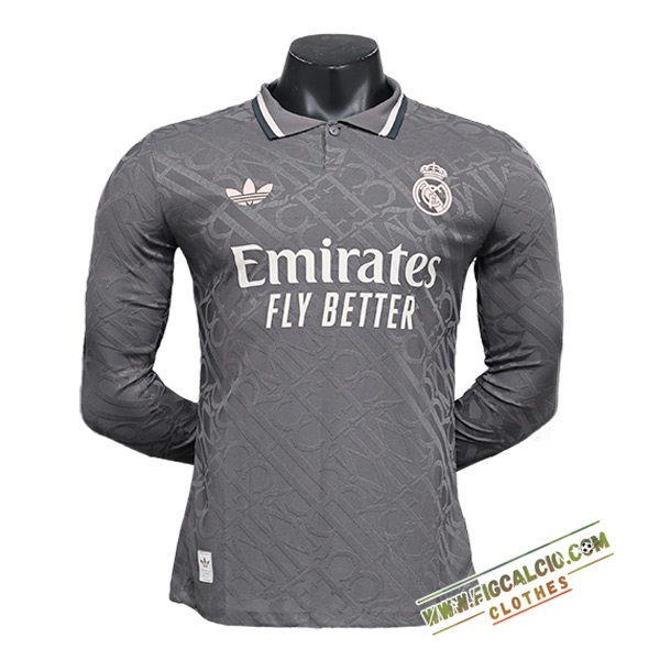 Maglie Calcio Real Madrid Manica Lunga Terza 2024/2025