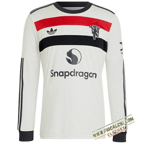 Maglie Calcio Nuova Manchester United Manica Lunga Terza 2024/2025