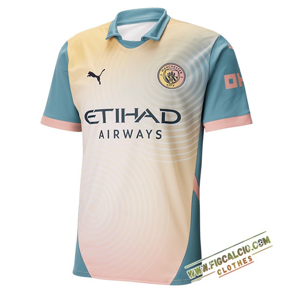 Nuova Maglie Calcio Manchester City Quarto 2024/2025