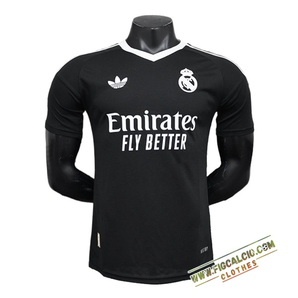 Maglie Calcio Real Madrid Portiere Nero 2024/2025