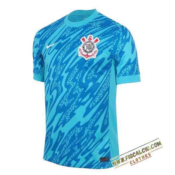 Maglie Calcio Corinthians Portiere Blu 2024/2025