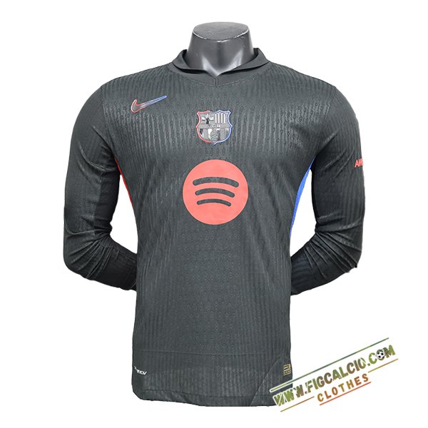 Maglie Calcio FC Barcellona Manica Lungas Seconda 2024/2025
