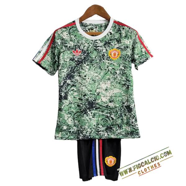Maglie Calcio Manchester United Bambino Joint Version 2024/2025