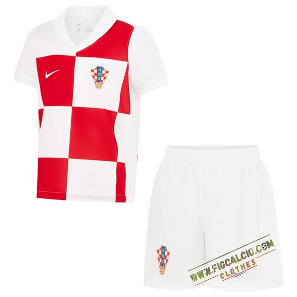 Maglie Calcio Croazia Bambino Prima 2024/2025