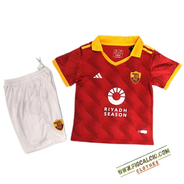 Maglie Calcio AS Roma Bambino Quarto 2024/2025