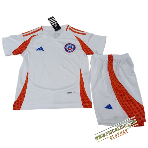 Maglie Calcio Chile Bambino Seconda 2024/2025