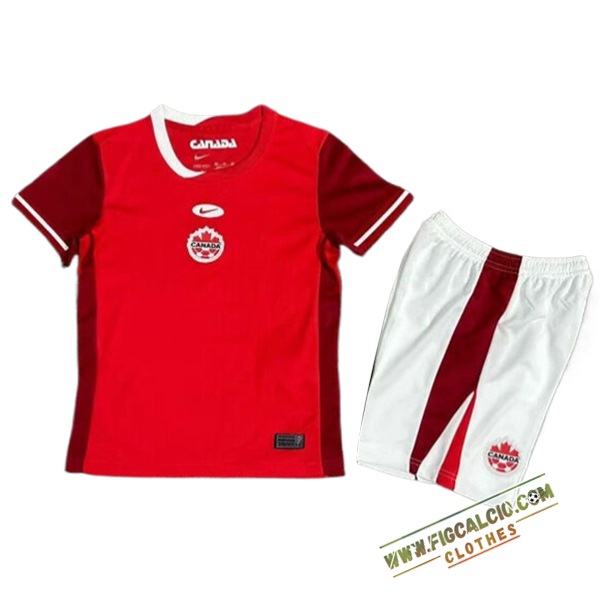 Maglie Calcio Canada Bambino Prima 2024/2025