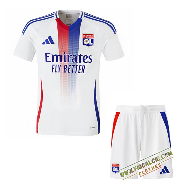 Nuova Maglie Calcio Lione Bambino Prima 2024/2025