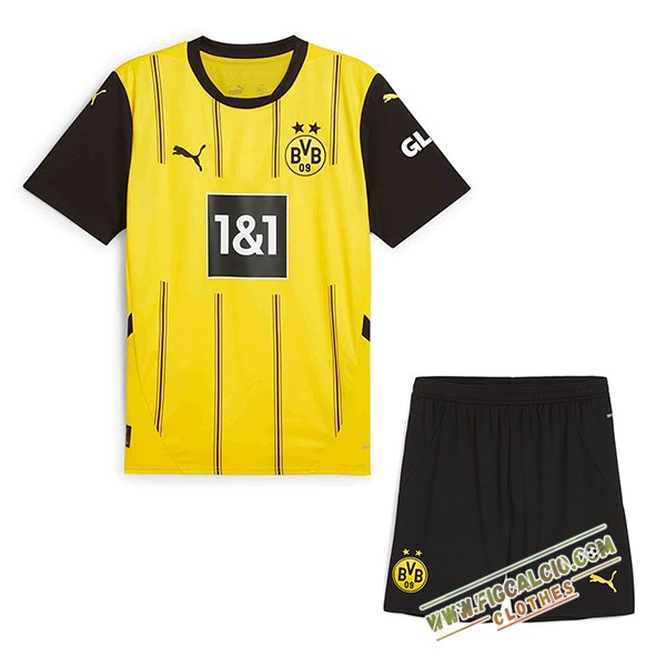 Nuova Maglie Calcio Dortmund Bambino Prima 2024/2025