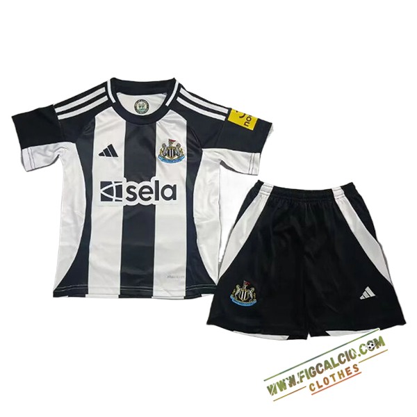 Maglie Calcio Nuova Newcastle Bambino Prima 2024/2025