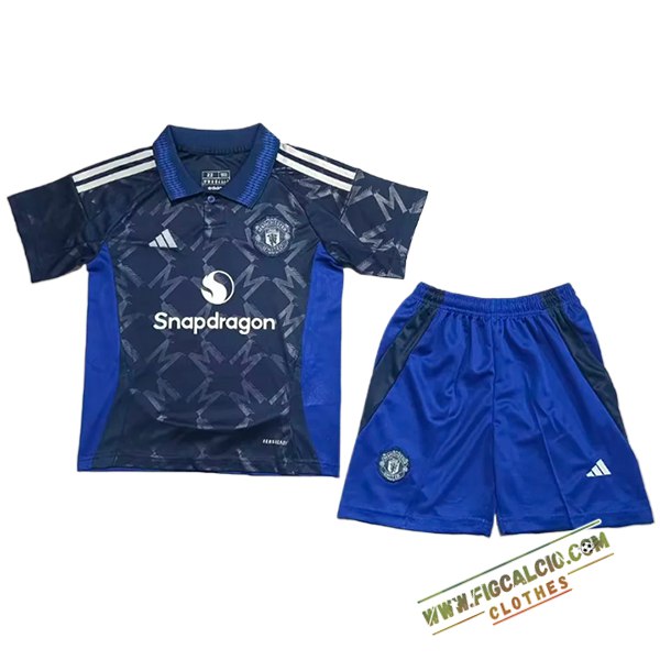 Maglie Calcio Manchester United Bambino Seconda 2024/2025