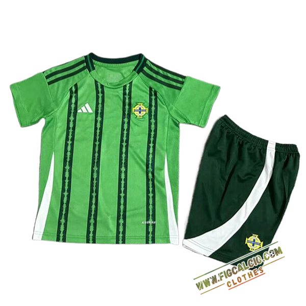 Maglie Calcio Irlanda del Nord Bambino Prima 2024/2025