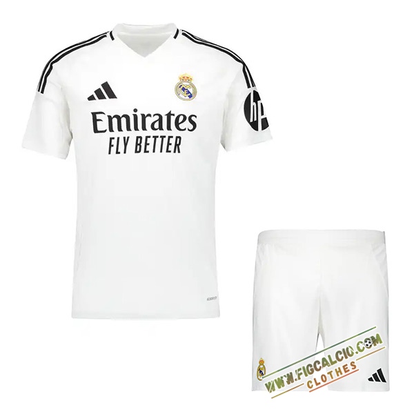 Nuova Maglie Calcio Real Madrid Bambino Prima 2024/2025