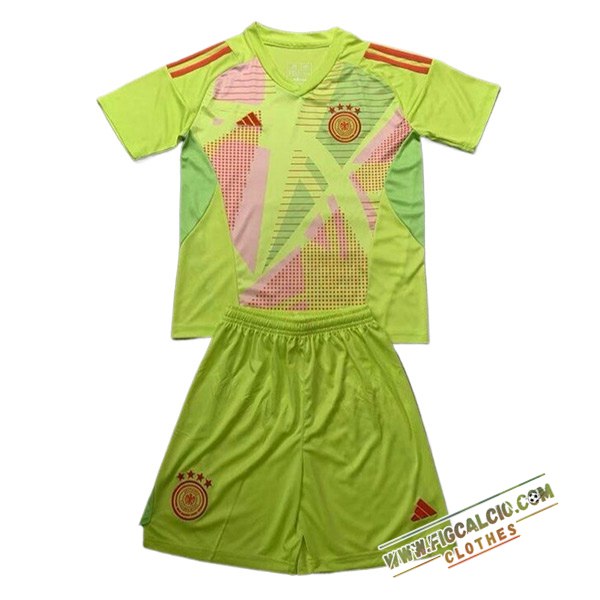 Maglie Calcio Germania Bambino Portiere Verde 2024/2025