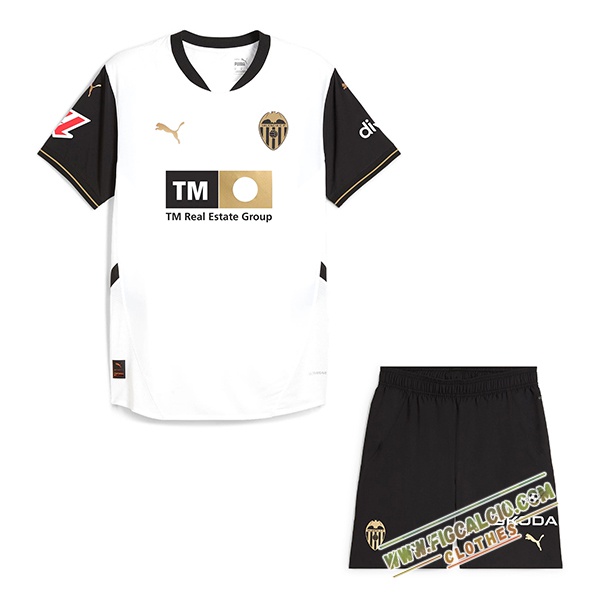 Nuova Maglie Calcio Valencia CF Bambino Prima 2024/2025