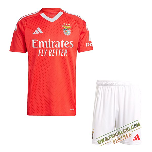 Nuova Maglie Calcio Benfica Bambino Prima 2024/2025