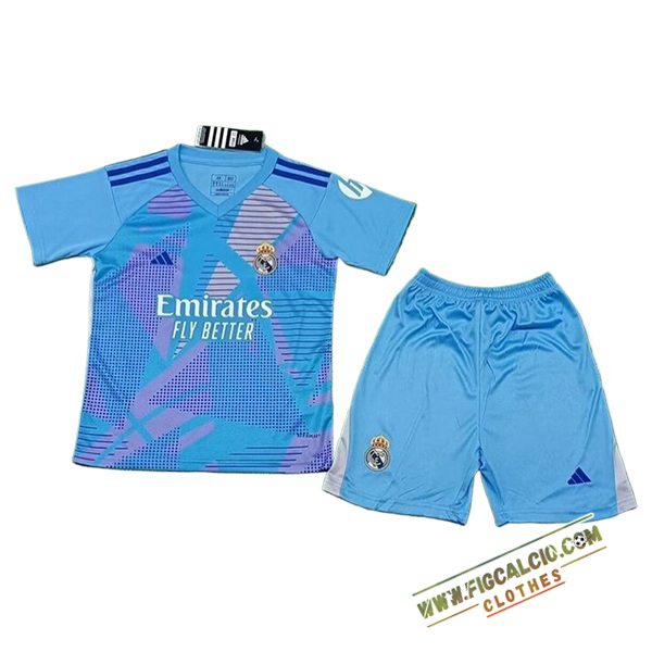 Maglie Calcio Real Madrid Bambino Portiere Prima 2024/2025