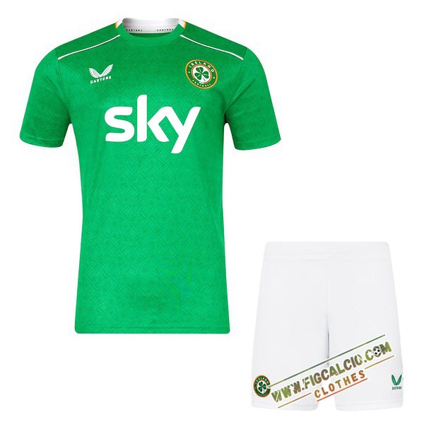 Nuova Maglie Calcio Irlanda Bambino Prima 2024/2025