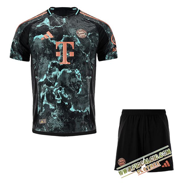 Nuova Maglie Calcio Bayern Monaco Bambino Seconda 2024/2025