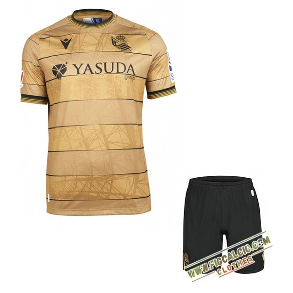 Nuova Maglie Calcio Real Sociedad Bambino Seconda 2024/2025