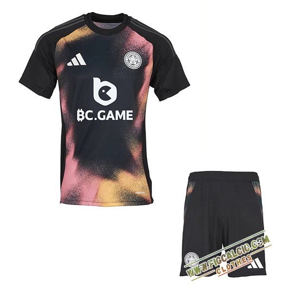 Nuova Maglie Calcio Leicester City Bambino Seconda 2024/2025