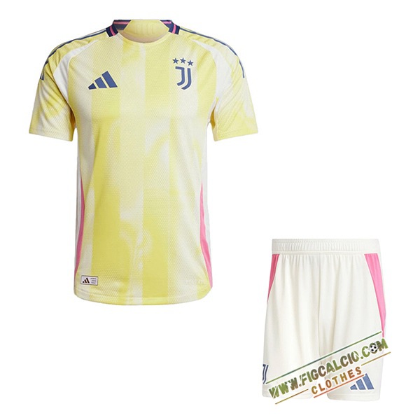 Nuova Maglie Calcio Juventus Bambino Seconda 2024/2025