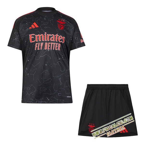 Nuova Maglie Calcio Benfica Bambino Seconda 2024/2025