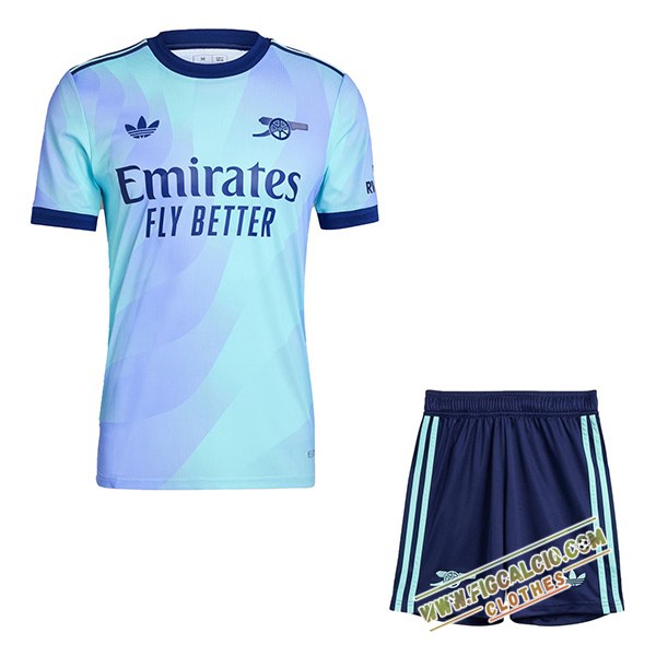 Maglie Calcio Nuova Arsenal Bambino Terza 2024/2025