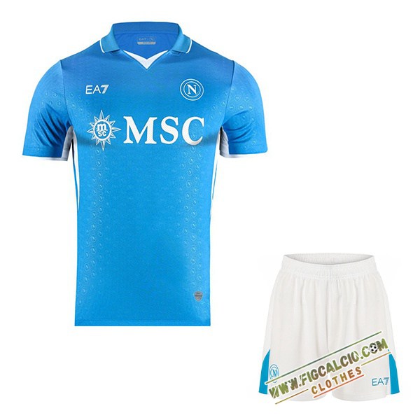 Maglie Calcio Nuova SSC Napoli Bambino Prima 2024/2025