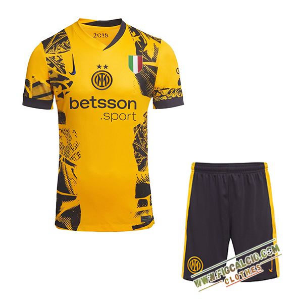 Nuova Maglie Calcio Inter Milan Bambino Terza 2024/2025