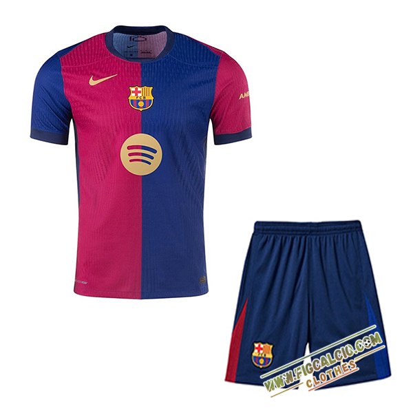 Nuova Maglie Calcio Barcellona Bambino Seconda 2024/2025 -02