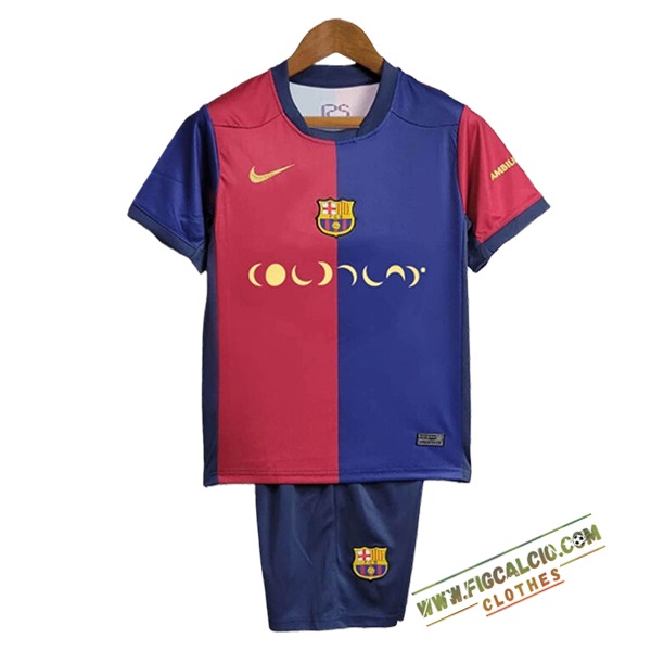 Maglie Calcio Barcellona Bambino x coldplay Prima 2024/2025