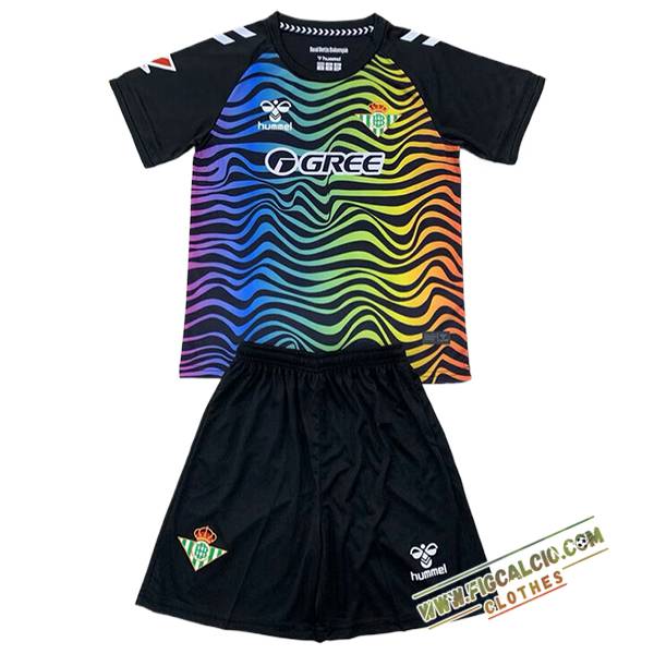 Maglie Calcio Real Betis Bambino Portiere Nero 2024/2025