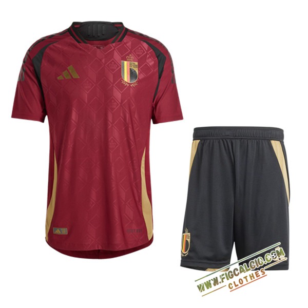 Maglie Calcio Belgio Bambino Prima 2024/2025