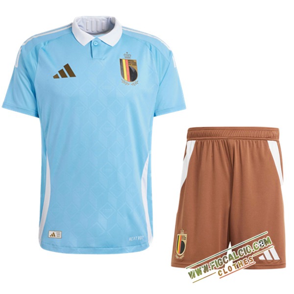 Maglie Calcio Belgio Bambino Seconda 2024/2025