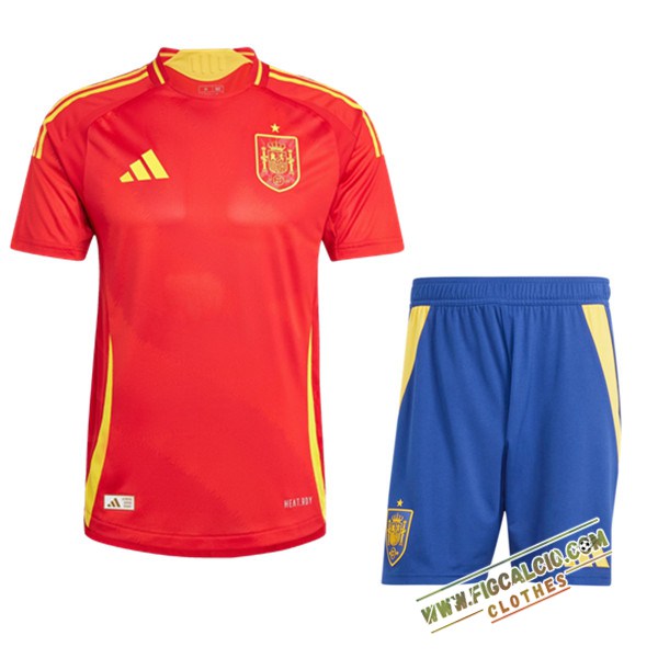 Maglie Calcio Spagna Bambino Prima 2024/2025