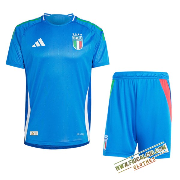 Nuova Maglie Calcio Italia Bambino Prima 2024/2025