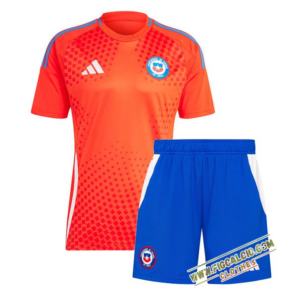 Maglie Calcio Chile Bambino Prima 2024/2025