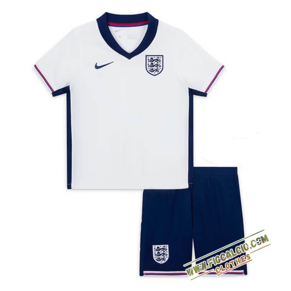 Nuova Maglie Calcio Inghilterra Bambino Prima 2024/2025