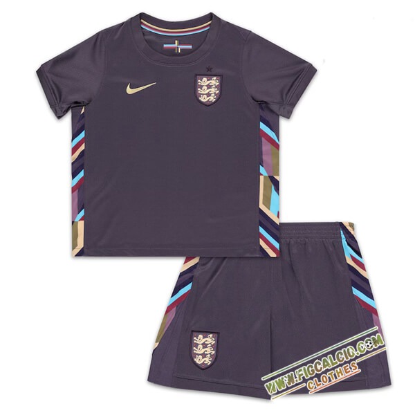 Nuova Maglie Calcio Inghilterra Bambino Seconda 2024/2025