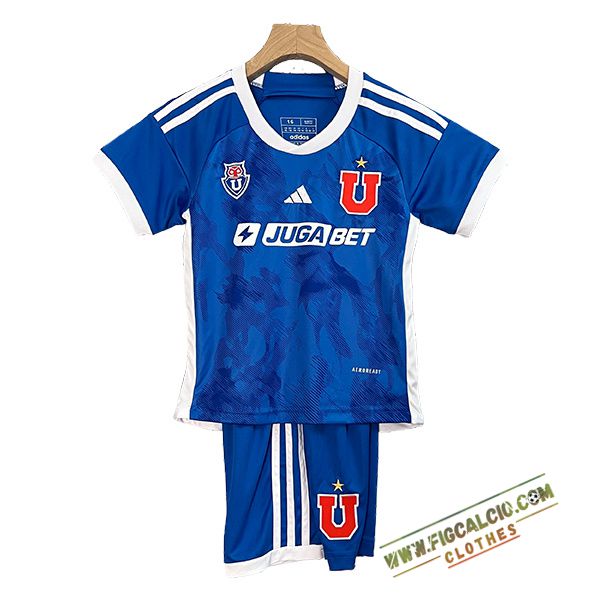 Maglie Calcio Università del Cile Bambino Prima 2024/2025