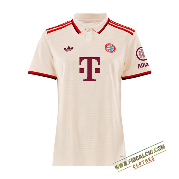 Nuova Maglie Calcio Bayern Monaco Donna Champions League 2024/2025