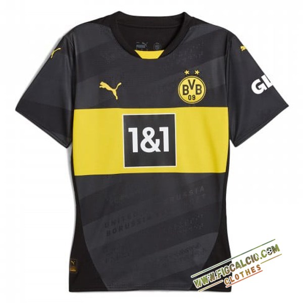 Nuova Maglie Calcio Dortmund Donna Seconda 2024/2025