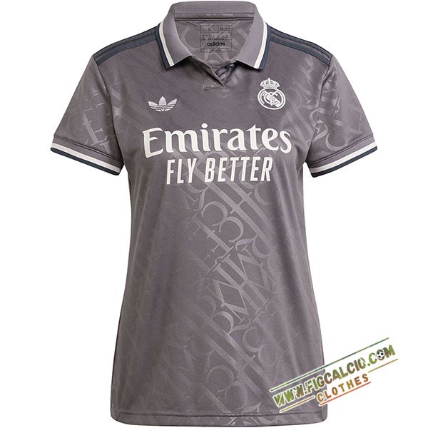 Nuova Maglie Calcio Real Madrid Donna Terza 2024/2025