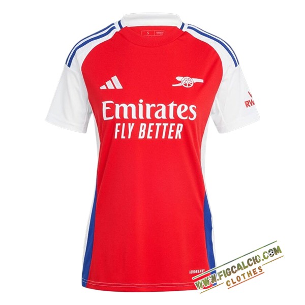 Nuova Maglie Calcio Arsenal Donna Prima 2024/2025