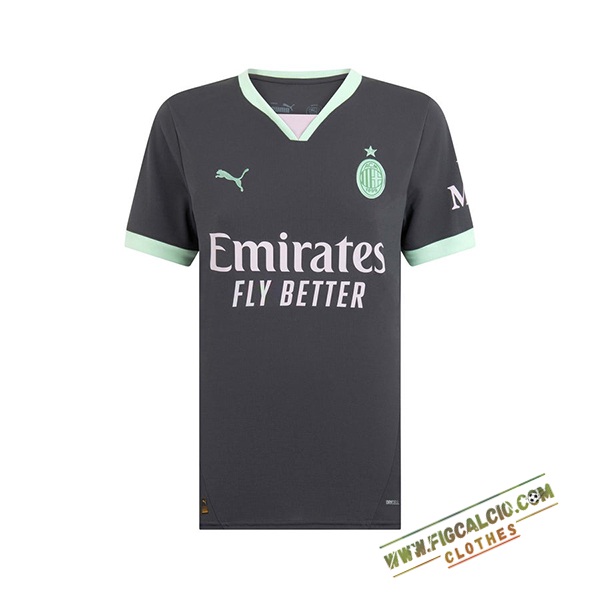 Nuova Maglie Calcio AC Milan Donna Terza 2024/2025