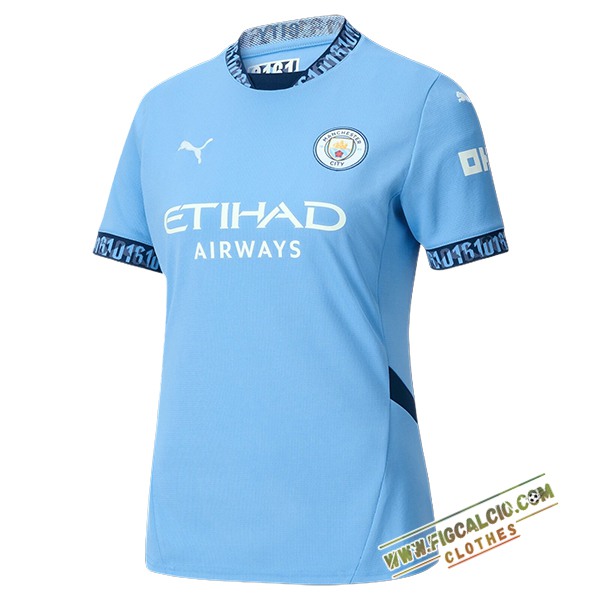 Maglie Calcio Nuova Manchester City Donna Prima 2024/2025